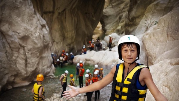 Kemer Canyoning Rafting & Zipline Tour
